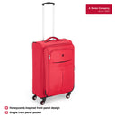 Wenger Fiero Medium Softside Suitcase, 69 Litres, Red, Swiss designed