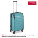Wenger Static-Pro Medium Hardside Suitcase, 67 Litres, Teal, Swiss designed-blend of style & function