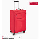 Wenger Fiero-Pro Large Softside Suitcase, 116 Litres, Red/Black, Swiss designed-blend of style & function