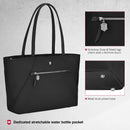 Victorinox Victoria Signature Women Tote, 16'' Laptop & 10'' Tablet Pocket, Black, Swiss designed