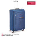 Wenger Fiero Large Softside Suitcase, 116 Litres, Blue, Swiss designed