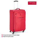 Wenger Fiero Large Softside Suitcase, 116 Litres, Red, Swiss designed