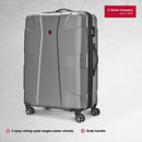 Wenger Cote D' Azure Large Hardside Suitcase, 96 Litres, Silver, Swiss designed-blend of style & function