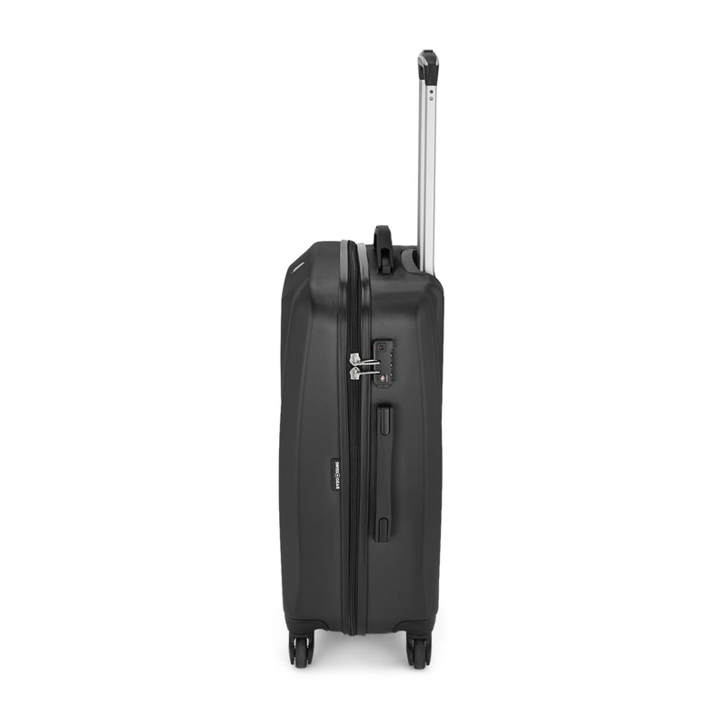 Swiss Gear 6072 Check-in Hardside Suitcase, 55 Litres, Black, Swiss designed-blend of style & function