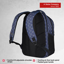 Wenger BTS SUN 14/16" Laptop Backpack, 10" Tablet Pocket in Navy Geo (27 Litres)-Swiss designed
