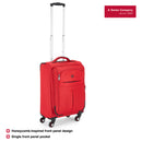 Wenger Fiero Carry-on Softside Suitcase, 45 Litres, Red, Swiss designed