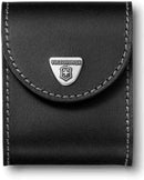 Victorinox Leather Belt Pouch Stylish Leather Case Pocket Knife with a Belt Loop and Hook 98 mm Black