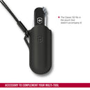 Victorinox Swiss Army Knife Accessory - Leather Pouch with Cord to carry your pocket knife in style - Dark Illusion, 70mm