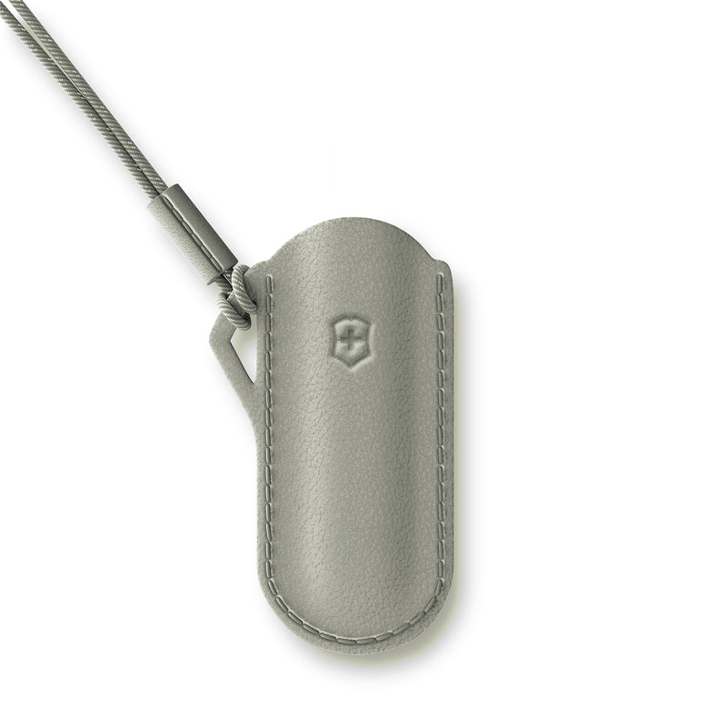 Victorinox Swiss Army Knife Accessory -Leather Pouch with Cord to carry your pocket knife in style - Mystical Morning, 70mm