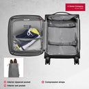 Wenger, Castic Carry-On Softside Case, Charcoal, 36 Litres, Swiss designed