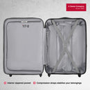 Wenger In-Flight Medium Hardside Suitcase, 64 Litres, Brown, Swiss designed-blend of style & function