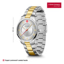 Wenger, City Classic Silver Dial Women's Watch, Swiss Made