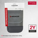 Wenger Travel Document RFID Neck Pouch-Grey