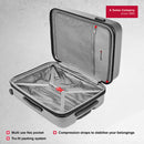 Wenger Flyn Medium Hardside Case, Silver ( R )