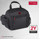 Wenger Waist Pack with designated Antibacterial Mask Pocket, multi-pocket in Black-Swiss designed