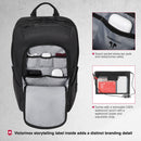 Victorinox Swiss Designed Bag, Touring 2.0, Traveler Backpack (41 Litres), 17 Inch Laptop Compartment, Black