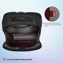 Victorinox, Crosslight Travel Backpack, With 15.6 Inch Laptop Pocket, 20 litres, Black