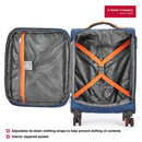 Wenger Fiero-Pro Carry-on Softside Suitcase, 45 Litres, Blue/Orange, Swiss designed-blend of style & function
