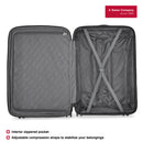 Wenger Static-Pro Large Hardside Suitcase, 106 Litres, Grey, Swiss designed-blend of style & function