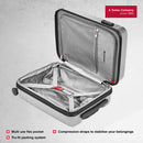 Wenger, Flyn Carry-On Hardside, Silver ( R )