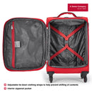 Wenger Fiero Carry-on Softside Suitcase, 45 Litres, Red, Swiss designed