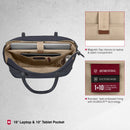 Victorinox Victoria Signature Women Tote, 16'' Laptop & 10'' Tablet Pocket, Midnight Blue, Swiss designed