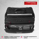 Wenger Patriot 17'' Business Wheeled Laptop Briefcase (25 Litres) Swiss Designed Black