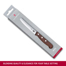 Victorinox Tomato & Table Knife for Vegetable Chopping, Serrated Edge, 11 cm, Maple Wood, Swiss Made