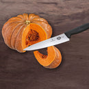 Victorinox Swiss Fibrox Stainless Steel Carving Knife, Straight Blade, Black, 22 cm, Swiss Made