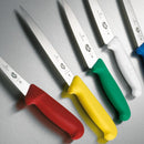 Victorinox Swiss Fibrox Carving Knife, Stainless Steel Vegetable & Fruit Cutting Straight Blade Knife, Yellow, 19 cm, Swiss Made