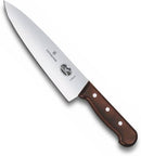 Victorinox Rosewood Carving Knife, Stainless Steel Extra Wide Blade, Wooden, 20 cm, Swiss Made