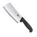 Victorinox Fibrox Handle Stainless Steel Kitchen Cleaver,Straight Edge, 18 cm, Black, Swiss Made