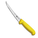 Victorinox Fibrox Boning Knife, Stainless Steel Dual Non-Slip Grip Fibrox Handle, Yellow, 15cm, Swiss Made