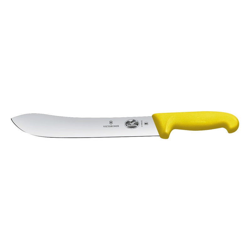 Victorinox Fibrox Stainless Steel Safety Chef's Knife, Yellow, 25 cm