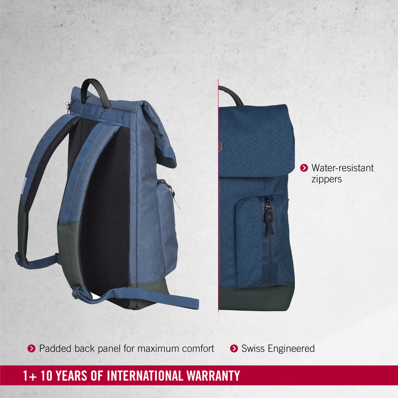 Victorinox Altmont Classic Flapover Laptop (15.4 Inch) Backpack 18 Litres Blue