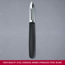 Victorinox Swiss Made, Stainless Steel Peeler, Kitchen Tool For Home & Professional Use, Kitchen Items, Vegetable Peeler, Black