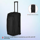 Victorinox, Crosslight Wheeled Duffel Bag, 87 litres, Black, Duffle Bag