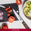 Victorinox Swiss Fibrox Stainless Steel Carving Knife, Straight Blade, Wooden, 15cm, Swiss Made