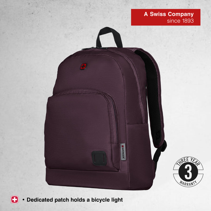 Wenger CRANGO 16'' Laptop Backpack (27 Litres) Swiss Designed Purple