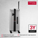 Wenger, Flyn Large Hardside Case, Silver ( R )