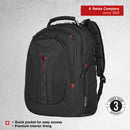 Wenger Pegasus Ballistic Deluxe 14/16'' Laptop Backpack (26 Litres) Swiss Designed Black