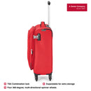 Wenger Fiero Carry-on Softside Suitcase, 45 Litres, Red, Swiss designed