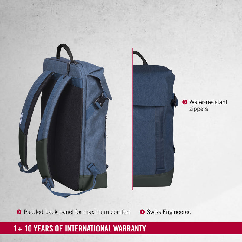 Victorinox Altmont Classic Deluxe Flapover Laptop (15 Inch) Backpack 18 Litres Blue