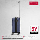 Wenger Cote D' Azure Carry-on Hardside Suitcase, 38 Litres, Blue, Swiss designed-blend of style & function