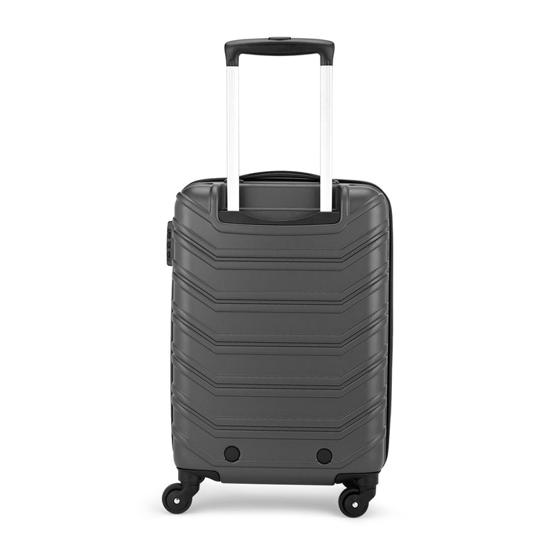 Wenger Vyte ABS Cabin Hard Side Suitcase, 38 litres, Black, Swiss Designed-Blend of Style & Function