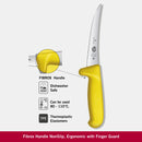 Victorinox Fibrox Handle Stainless Steel Boning Knife, Yellow, 12 cm, Swiss Made