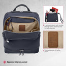 Victorinox Victoria Signature Women Deluxe Backpack, 15'' Laptop & 10'' Tablet Pocket, Midnight Blue, Swiss designed