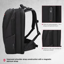 Victorinox Swiss Designed Bag, Touring 2.0, Traveler Backpack (41 Litres), 17 Inch Laptop Compartment, Black