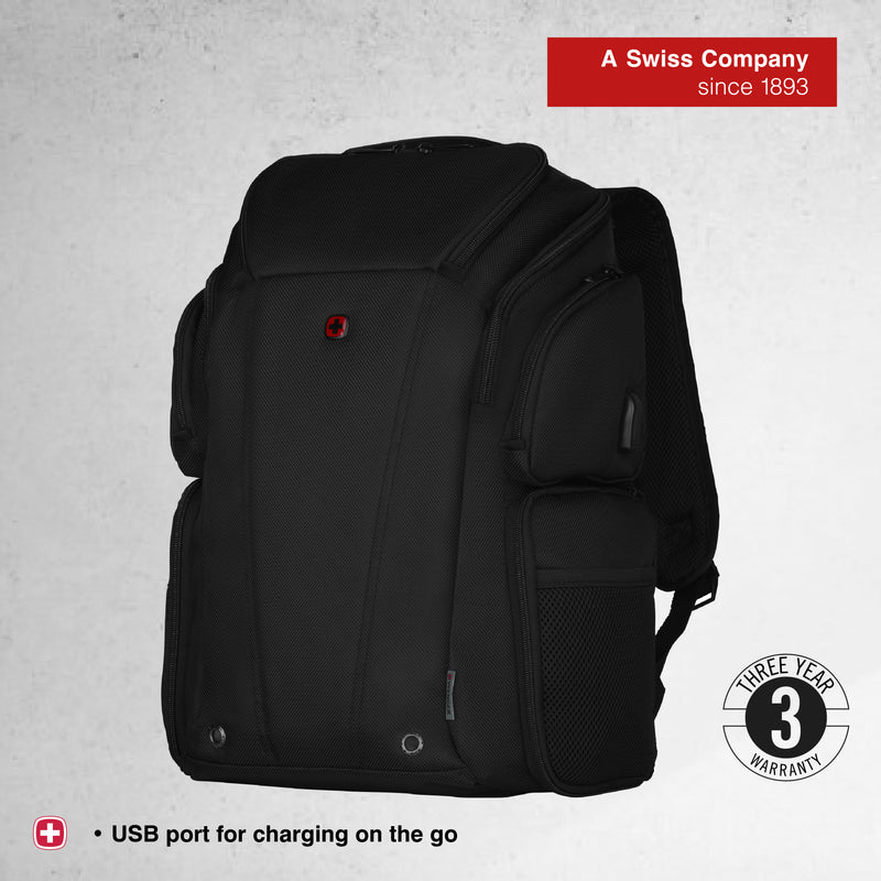 Wenger BC Class 14/16'' Laptop Backpack (29 Litres) Swiss Designed Black