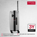 Wenger Flyn Medium Hardside Case, Silver ( R )